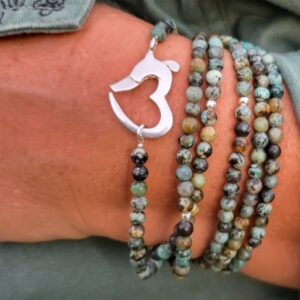 Pulsera turquesa Sudáfricana