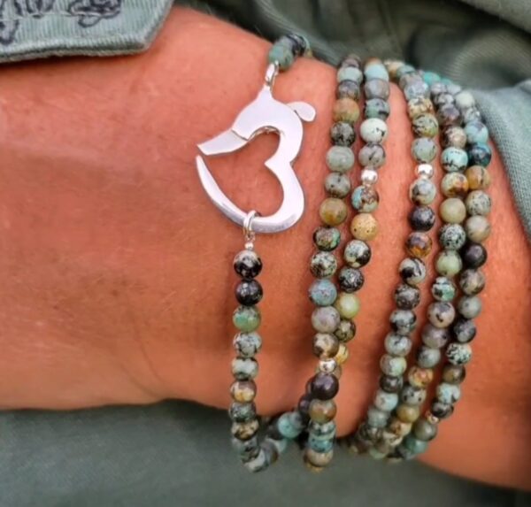 Pulsera turquesa Sudáfricana