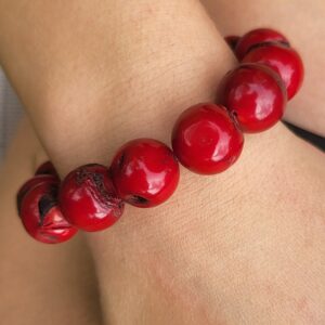 Pulsera piedras de coral