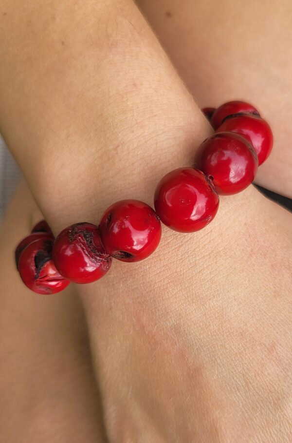 Pulsera piedras de coral