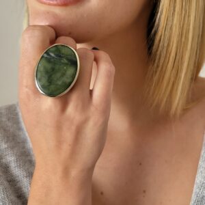 Anillo Jade oval