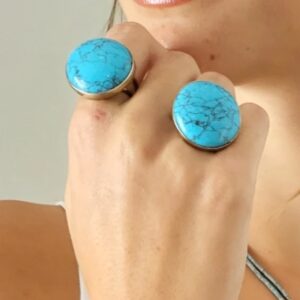Anillos turquesa
