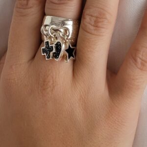 Anillo triple dije