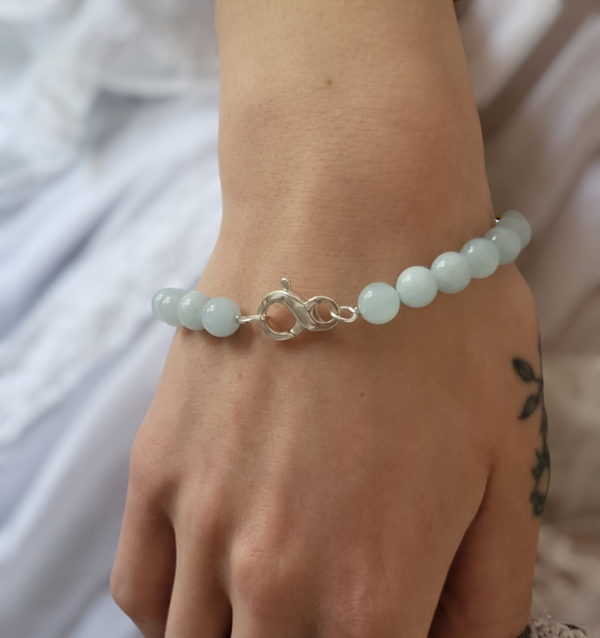 Pulsera Aguamarina Infinito - Image 2