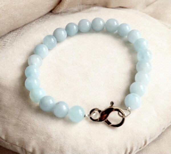 Pulsera Aguamarina Infinito